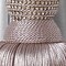 Threadmade Home Julia Rhinestone Tassel Curtain Tieback, Mauve - One Size